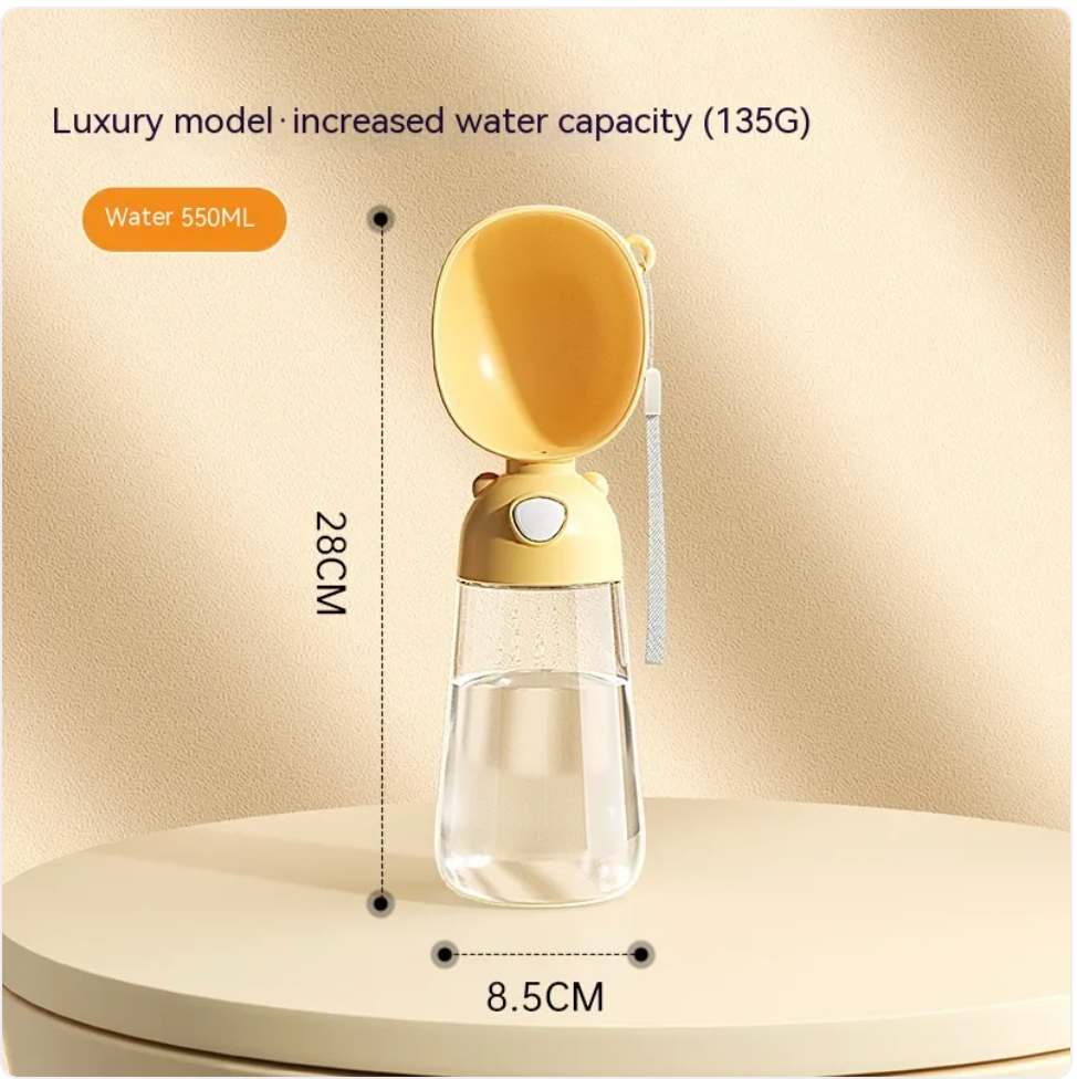Little Pets™ Portable Dog Water Bottle & Feeder for Pets, Travel Water Dispenser and Bowl