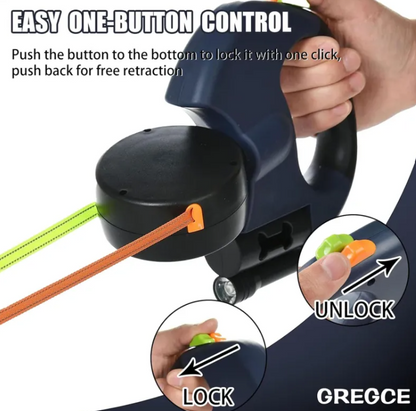 Little Pets™ 360° Dual-Control Retractable Leash