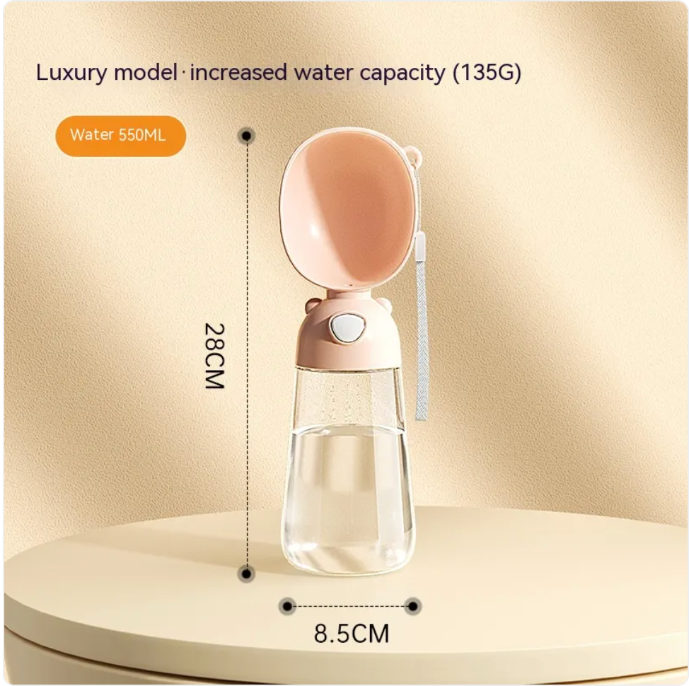 Little Pets™ Portable Dog Water Bottle & Feeder for Pets, Travel Water Dispenser and Bowl