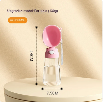 Little Pets™ Portable Dog Water Bottle & Feeder for Pets, Travel Water Dispenser and Bowl